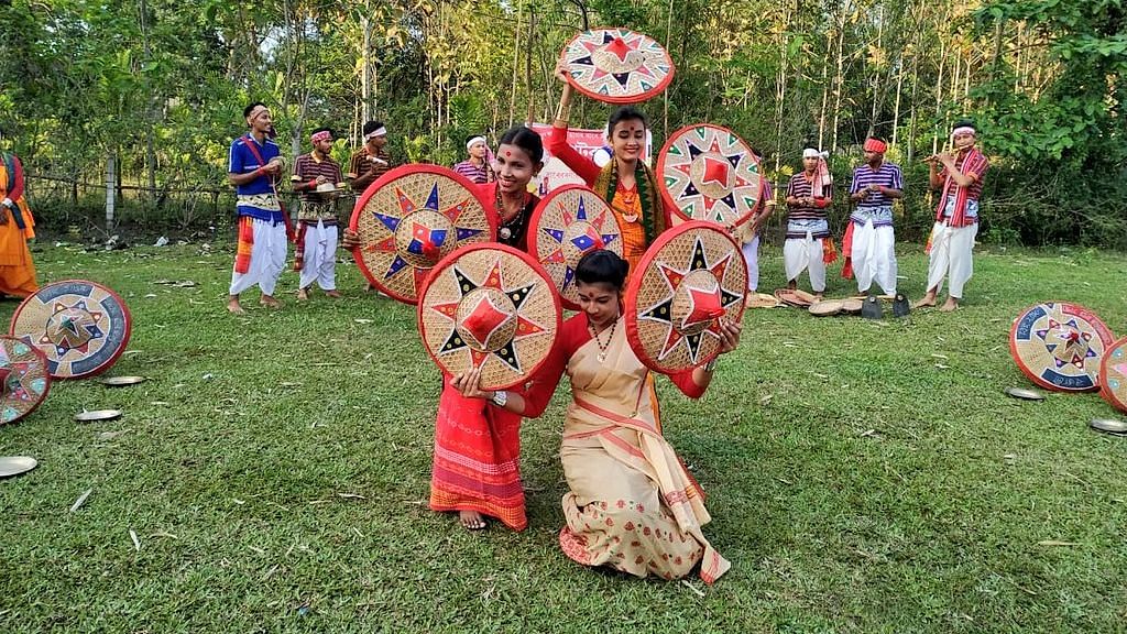 Traditional Background For Religious Holiday Festival Of Assamese New Year  Bihu Of Assam India Stock Illustration - Download Image Now - iStock