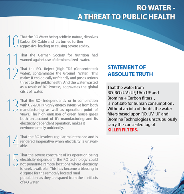 Say NO To RO Water Viral Message Fact Check Is Drinking RO Water