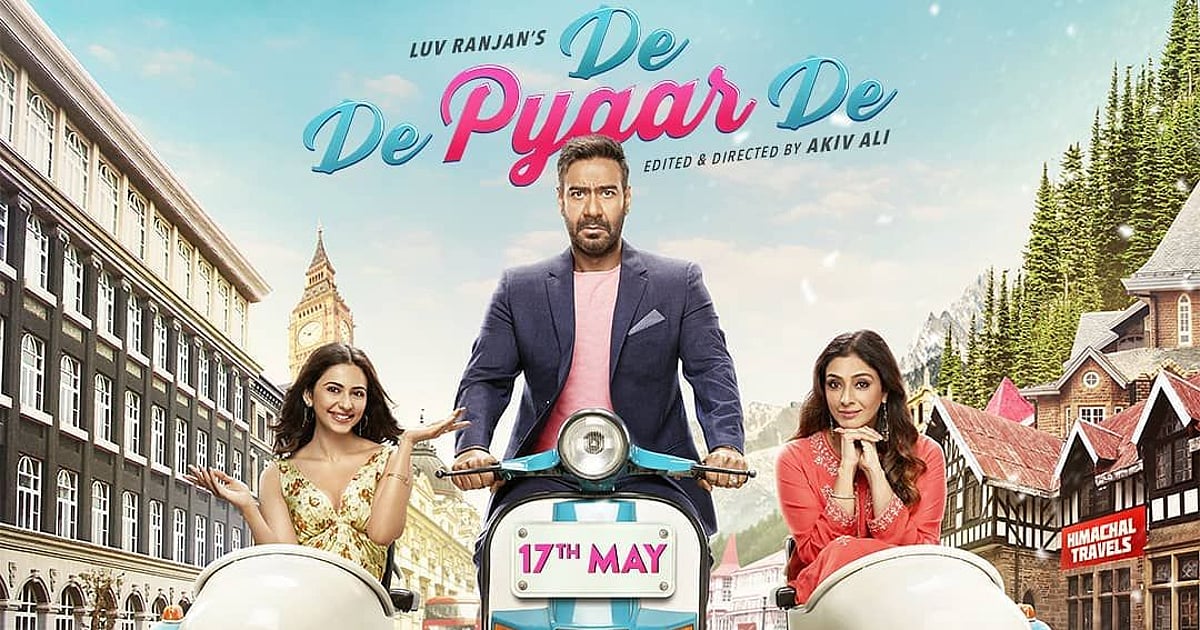 De De Pyar De Movie Watch Online Free ‘De De Pyaar De’ New Poster: Ajay Devgn Stuck Between Tabu & Rakul