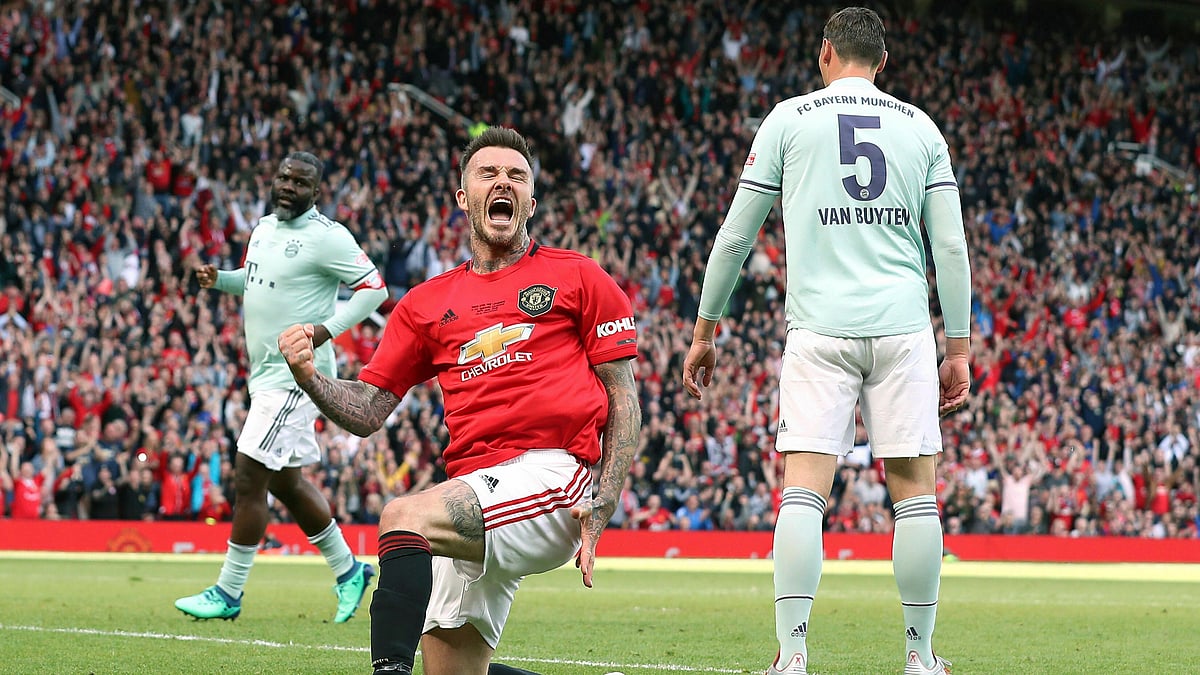 Beckham Scores as Manchester United Face Bayern Munich 20 Years After