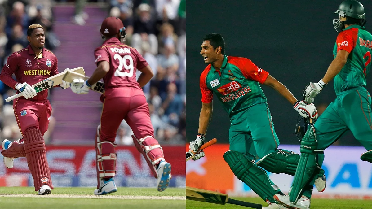 BAN vs WI Dream11 World Cup Live Score Online,Bangladesh Versus West