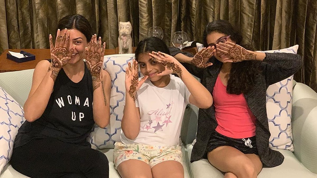 Sushmita Sen Shares Inside Pics From Brother Rajeev S Wedding