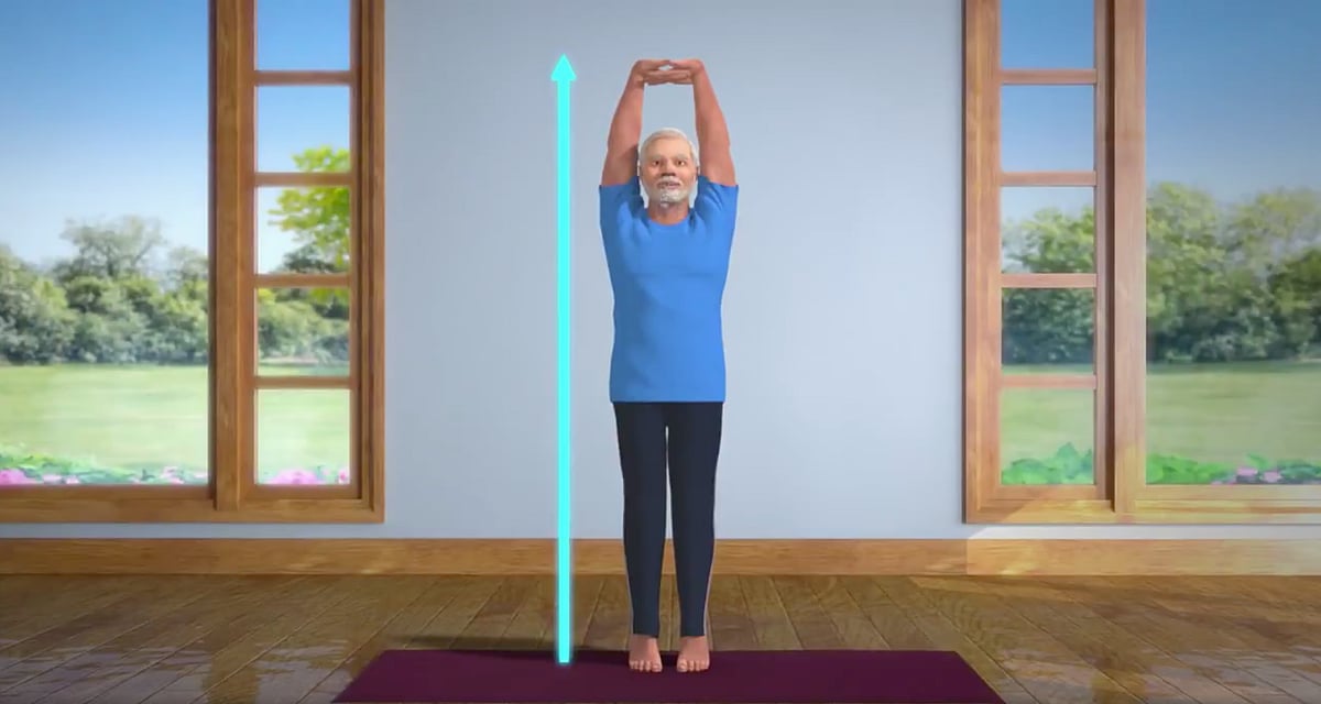 In 2nd Animated Video, PM Modi Teaches Tadasana Ahead of Yoga Day