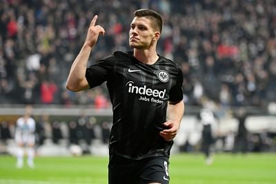 Real Madrid forward Luka Jovic trains alone after injury