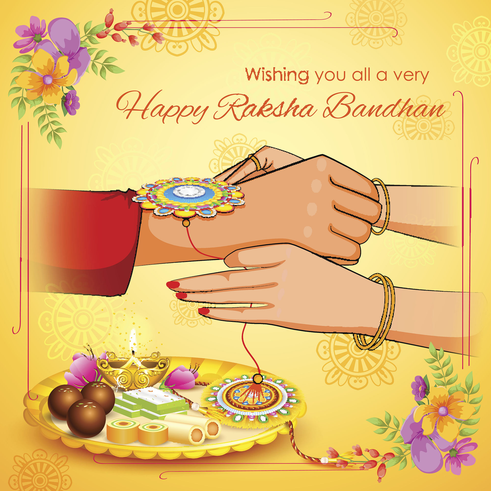 Raksha Bandhan Wishes In Hindi,english,gujarati,marathi,tamil,kannada ...