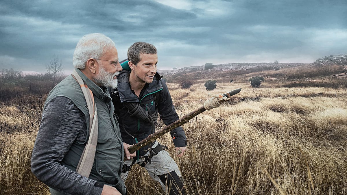 Pm Modi In Man Vs Wild Twitter Reactions On Narendra Modi With Bear Grylls In Man Vs Wild