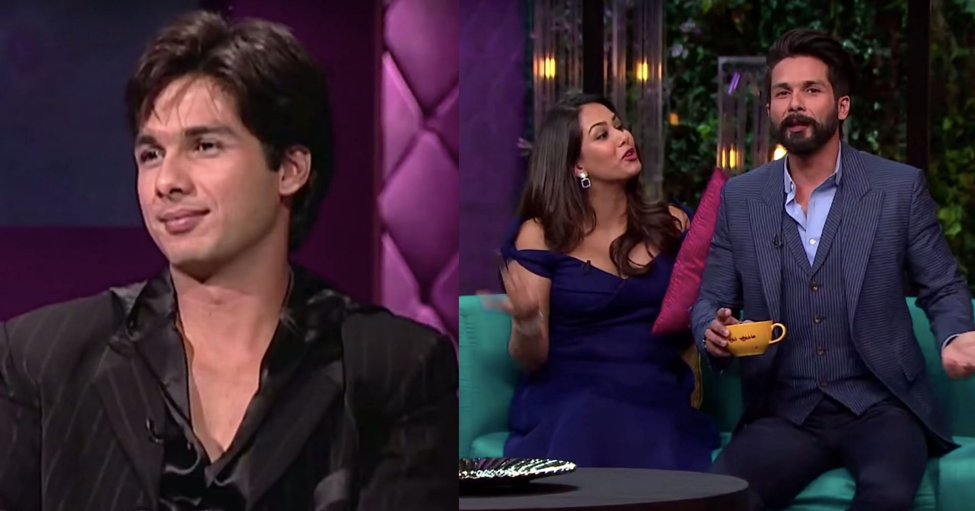 Shahid Kapoor Over the Ages on Koffee With Karan with Kareena, Priyanka ...