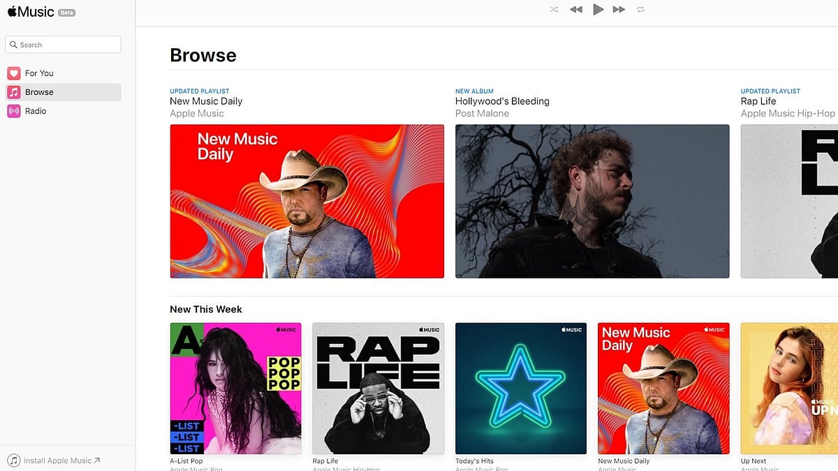 Apple Music Launches a Public  Browser Version Apple Music 