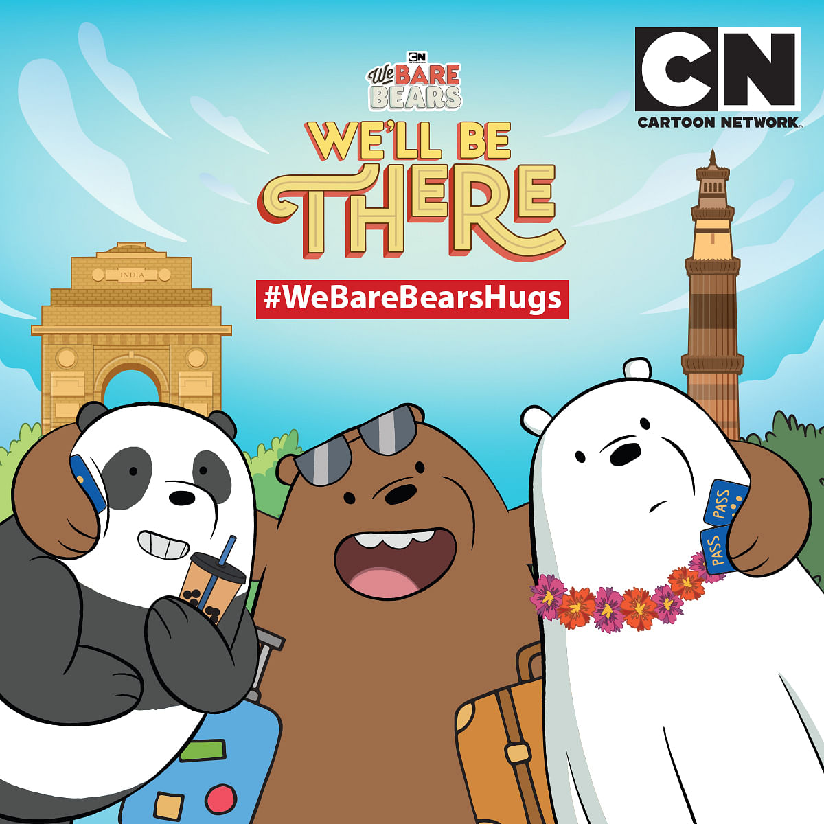 Cartoon Network Its Bear Hug Time As Cartoon Networks We Bare Bears Visit India Press Release 5555