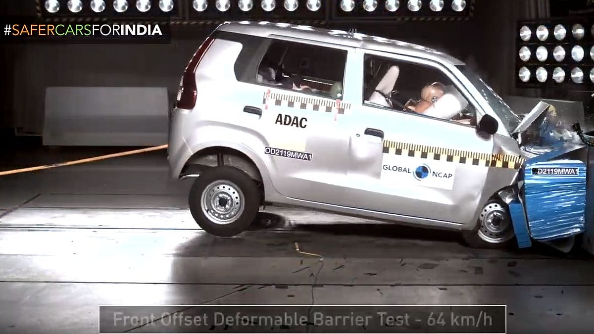 Global NCAP Crash Tests Maruti WagonR, Hyundai Santro Score Two Stars