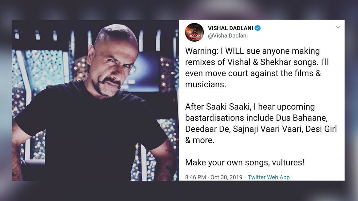 Vishal Dadlani Interview On Remixing Vishal Shekhar Songs People Who Are Calling Out Vishal Dadlani S For Warning Other Musicians From Remixing His Songs Watch behind the scenes of athiloka sundari song recording. vishal dadlani interview on remixing