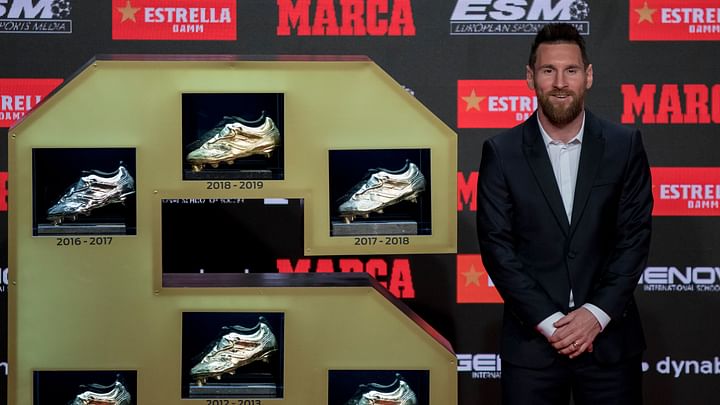 Lionel Messi Wins Sixth Golden Shoe Award