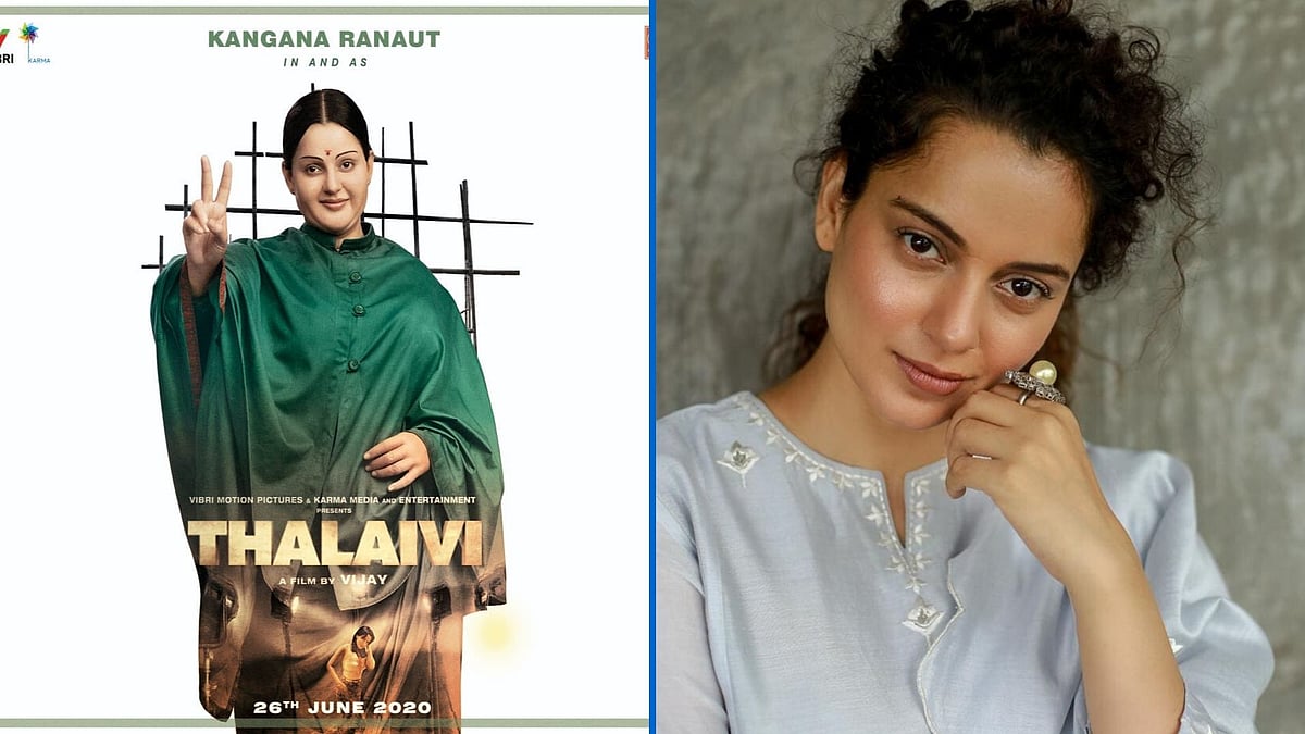 Thalaivi First Look Kangana Ranaut s First Look Out As Jayalalithaa In 