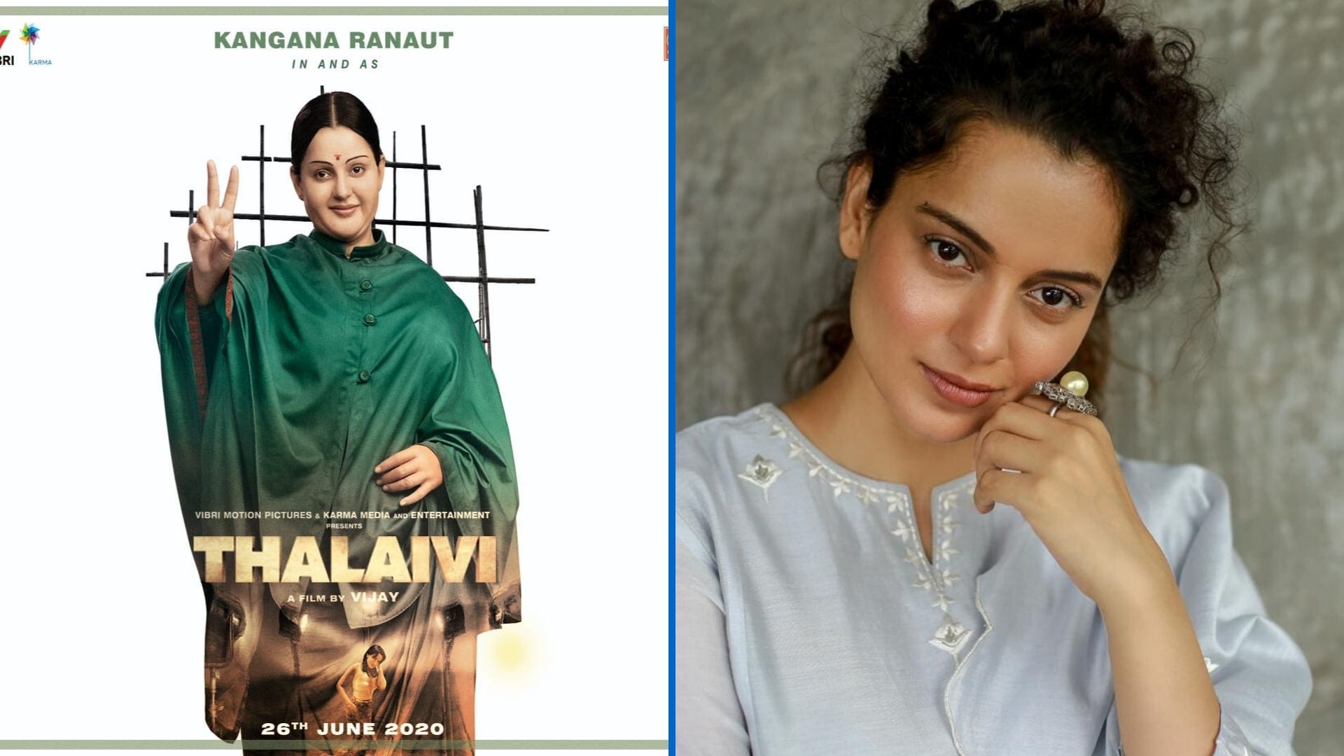 Thalaivi First Look Kangana Ranaut s First Look Out As Jayalalithaa In Thalaivi First Look Kangana Ranaut s First Look Out As Jayalalithaa In