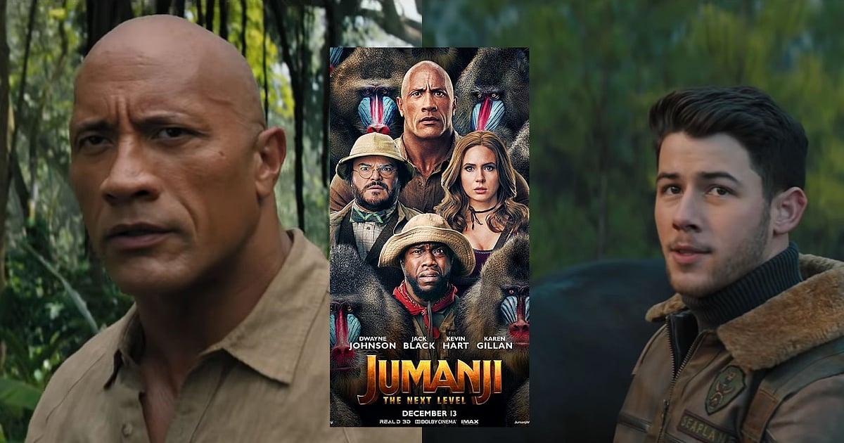 Watch Dwayne Johnson, Jack Black and Nick Jonas Team Up Again for