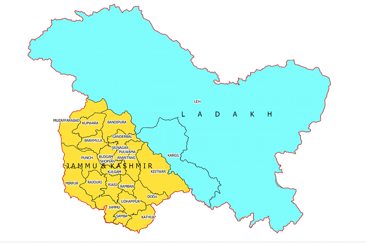 India Gets a New Map: Boundary of UTs of J&K and Ladakh Declared