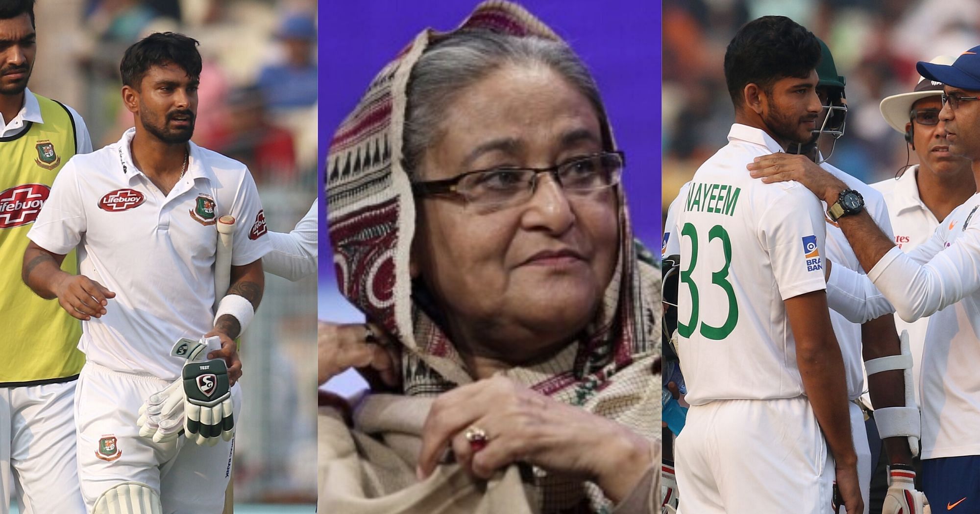 day-night-test-pm-hasina-checks-on-liton-nayeem-after-injuries