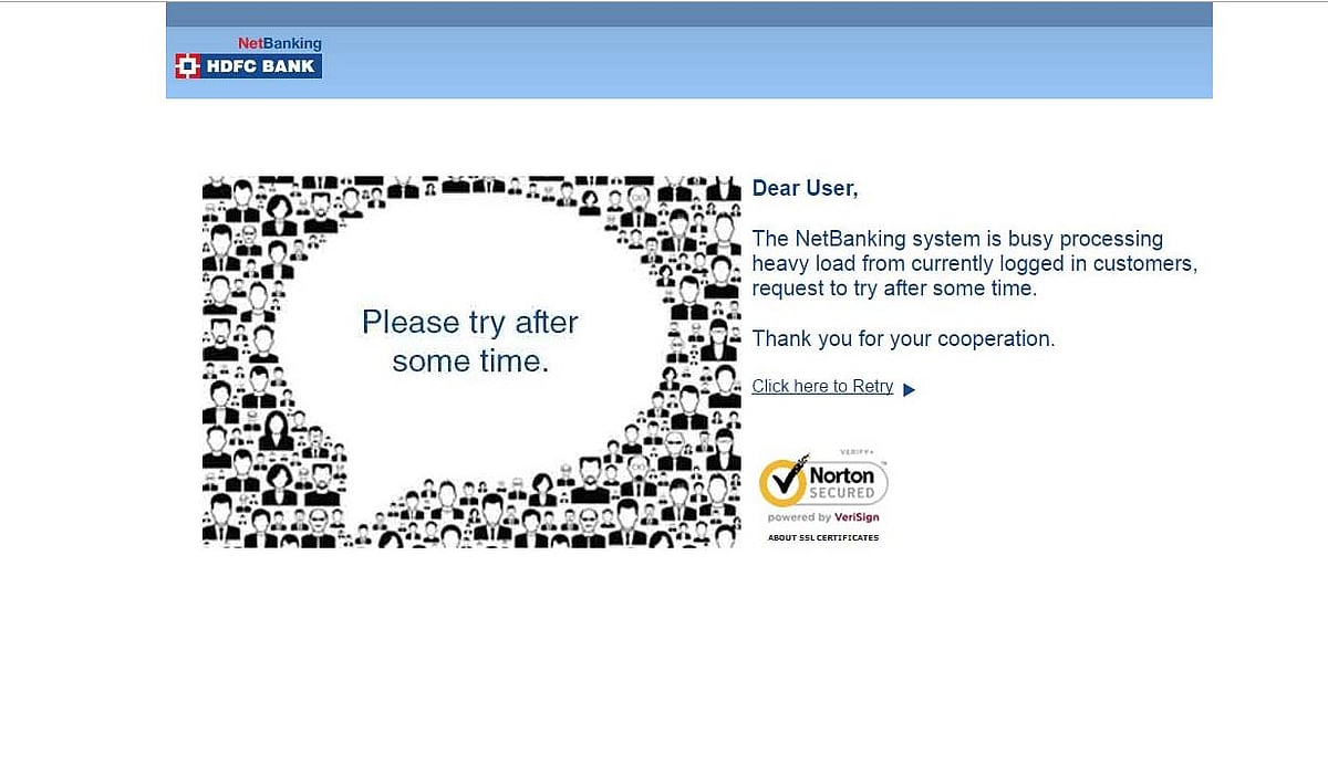 HDFC Netbanking Not Working, User Complaints HDFC Mobile App