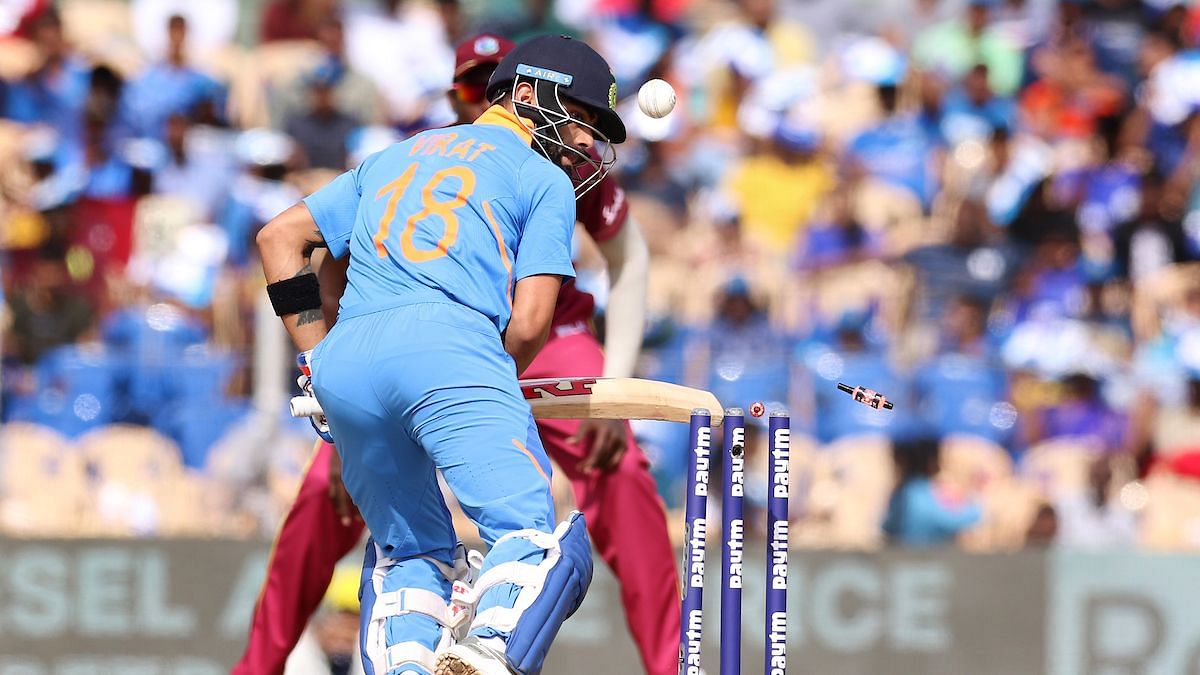 India vs WI 1st ODI West Indies Beat India by Eight Wickets