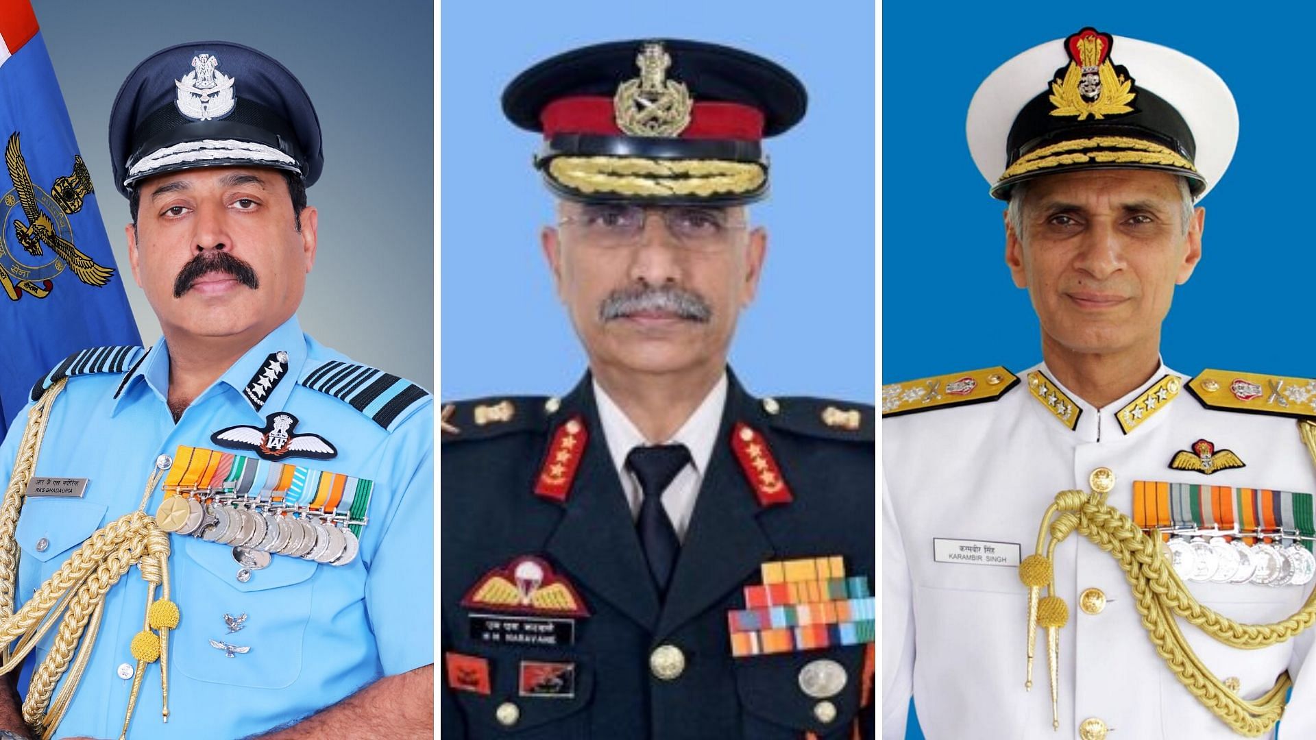 Not Just NDA Mates, The Three Service Chiefs Also Have an IAF Link