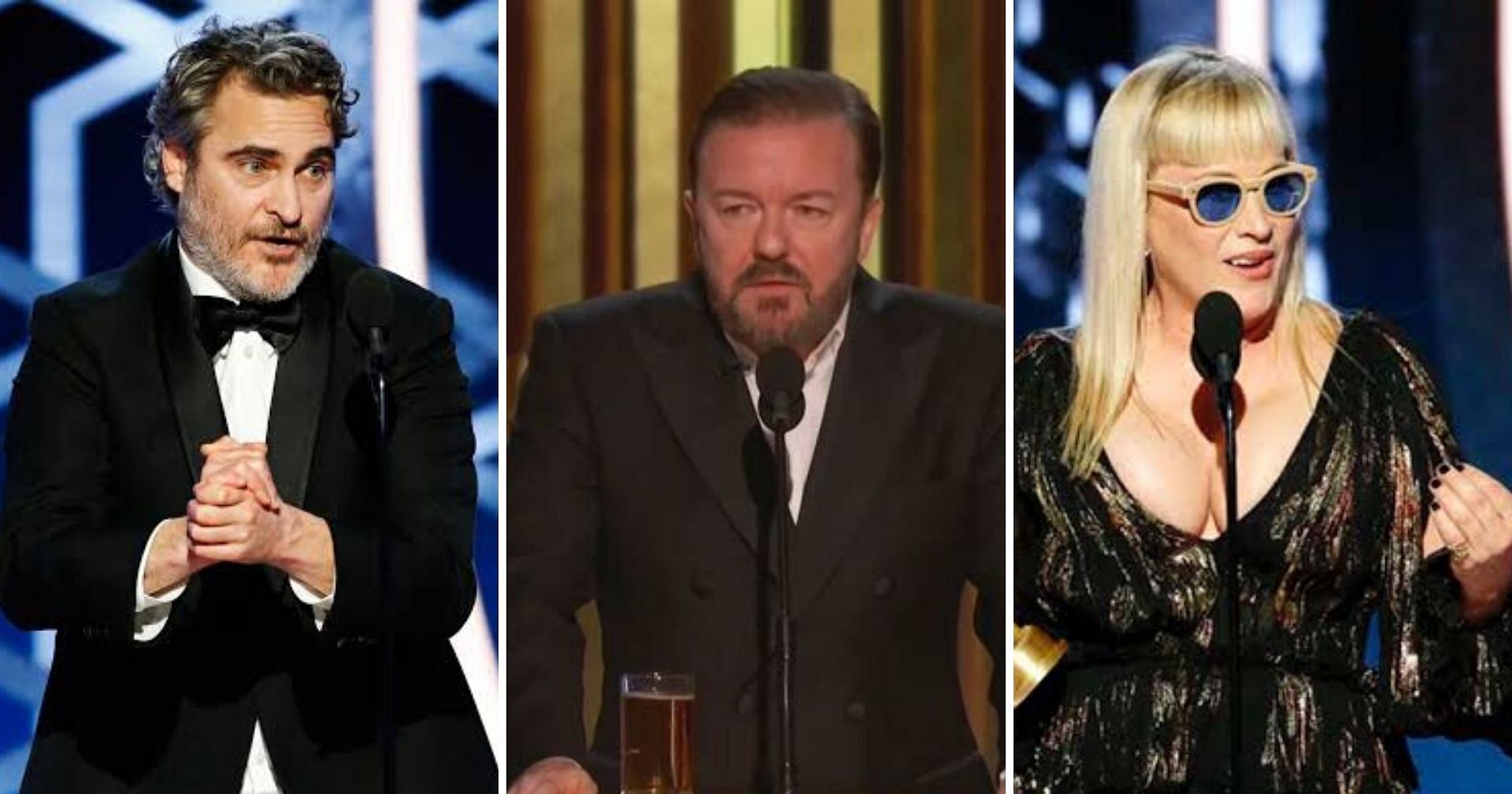 Golden Globes 2020 Ricky Gervais ‘warns But Celebs Get Political At 77th Golden Globes 1912
