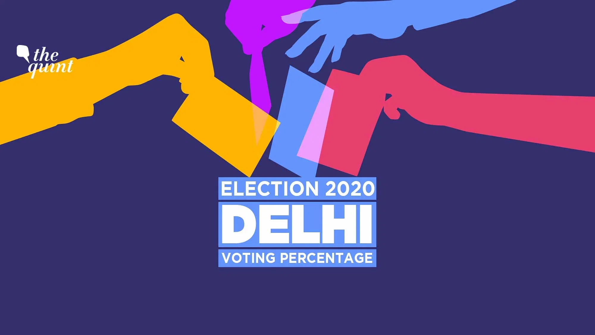 Voting Percentage in Delhi Till Now Live Updates Delhi records 54.65