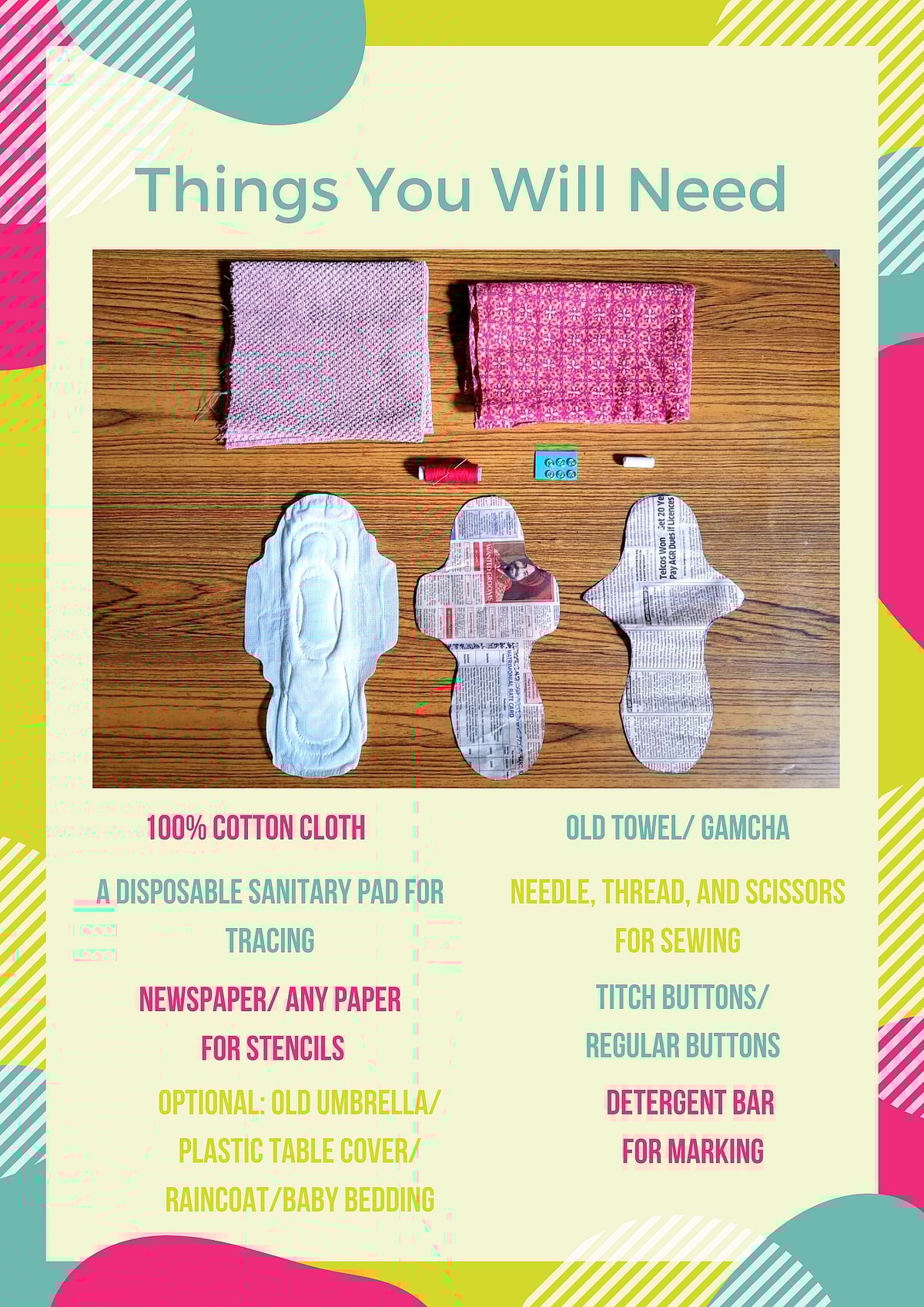 Lockdown Limiting Sanitary Napkin Supply? Learn to DIY Cotton Pads