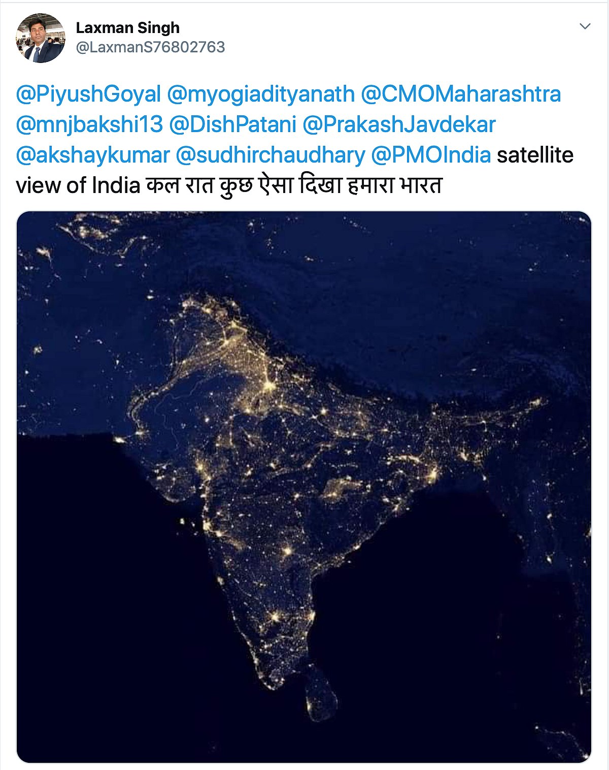 5 April Satellite View of India Fact Check  9pm9minutes Old Maps Used  