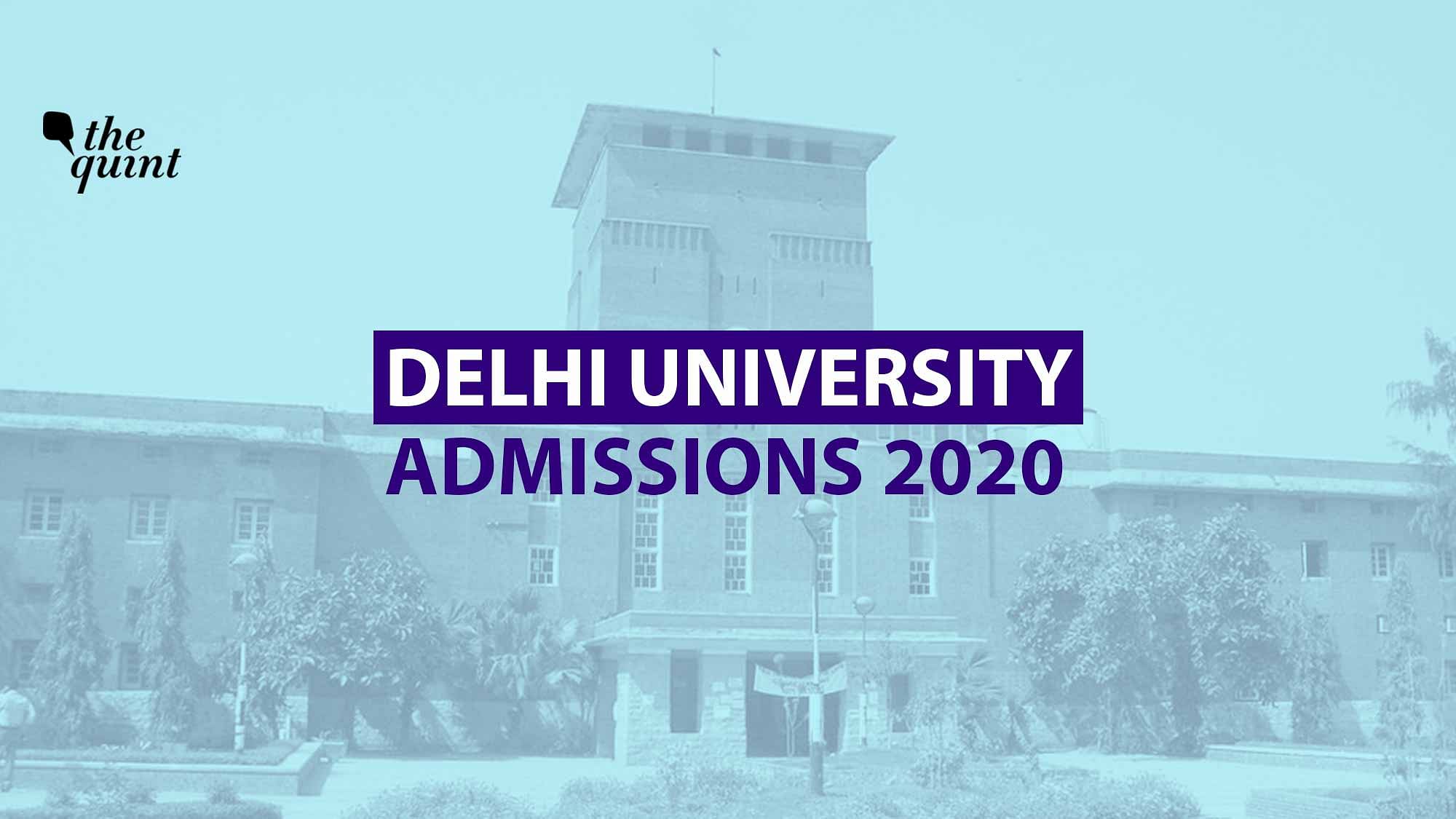 Delhi University Admission 2020: DU Courses List Offering Admission To ...