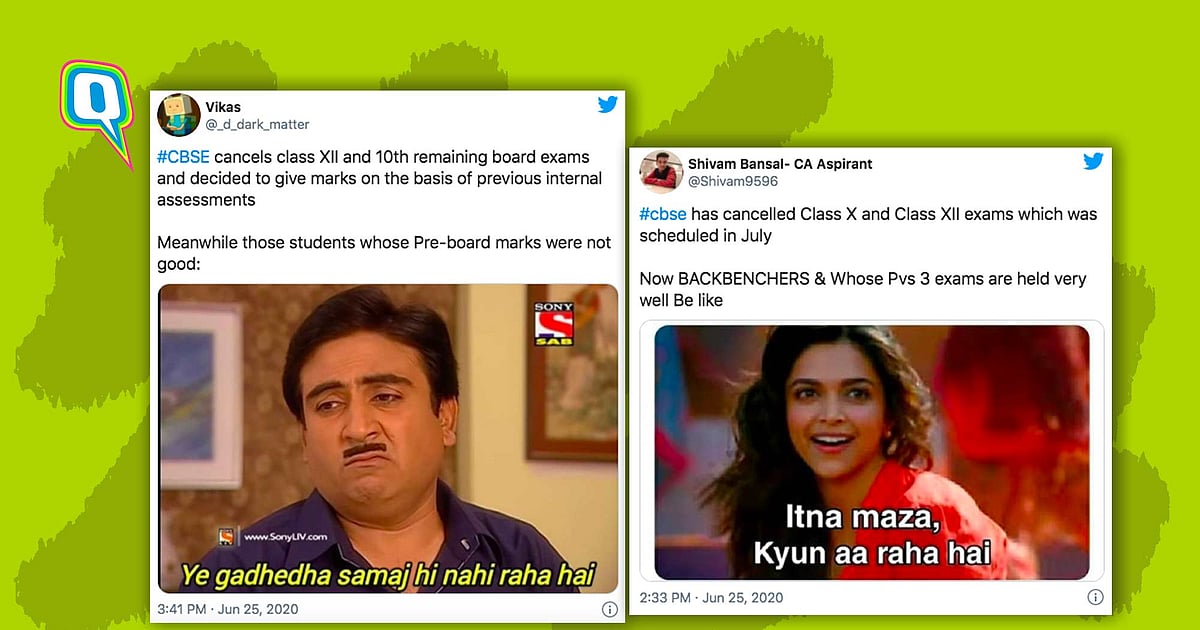 CBSE Board Exams Cancelled CBSE Cancels Board Exams For Class XII and X, Twitter Floods With