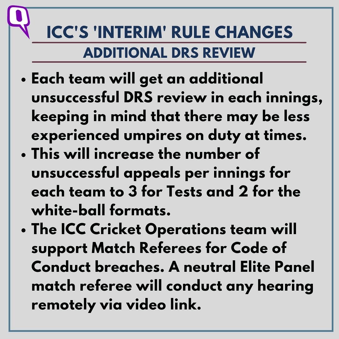 Full List of Cricket Rules Changes Made by ICC Due to COVID19
