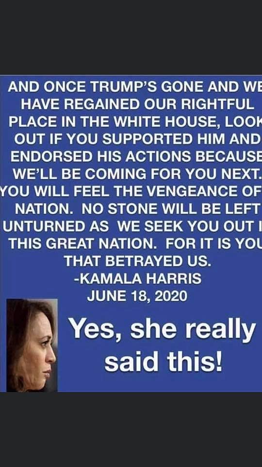 Fact-Check: US VP Candidate Kamala Harris Threatens Trump Supporters