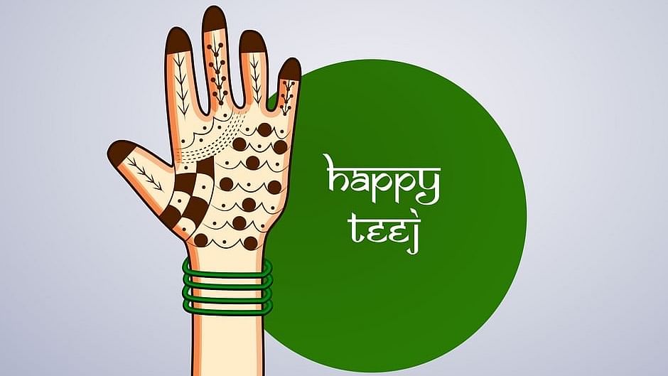 teej mehandi special • ShareChat Photos and Videos