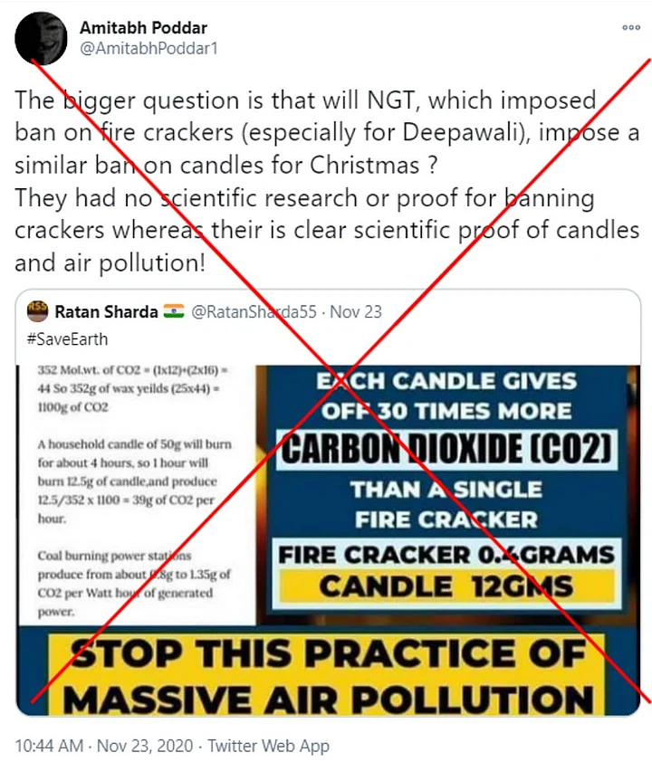 FactCheck on AirPollution Caused by Firecrackers Candles Cause More