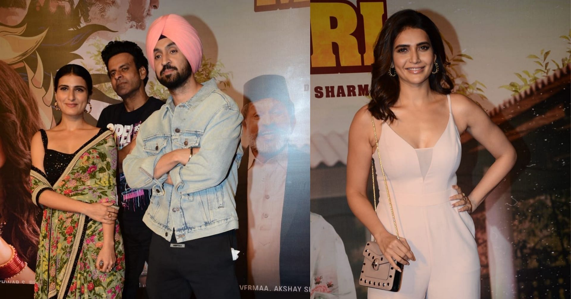 Suraj Pe Mangal Bhari Press Screening With Manoj Bajpayee Diljit