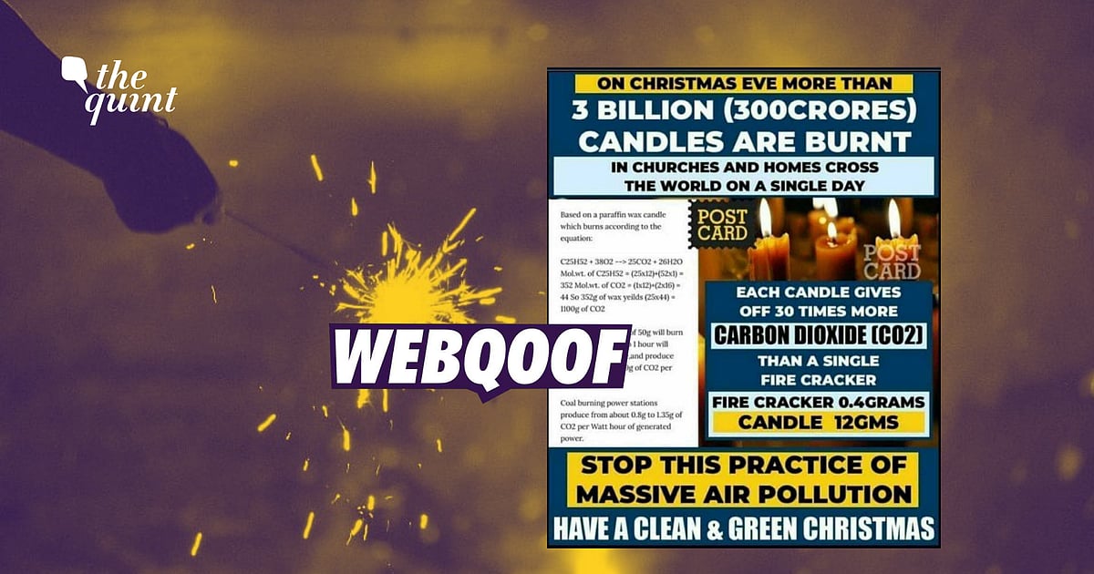 FactCheck on AirPollution Caused by Firecrackers Candles Cause More