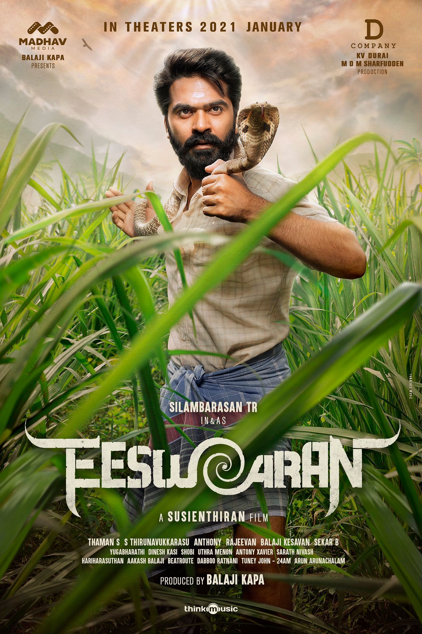 Actor Simbu Slammed for Violation of Animal Use in a Tamil Movie Eeswaran