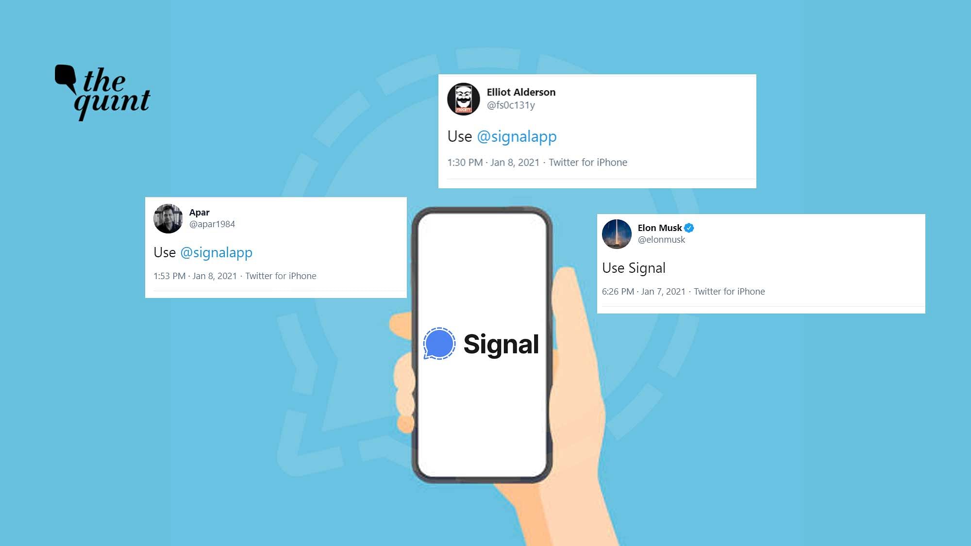 signal instant messaging app