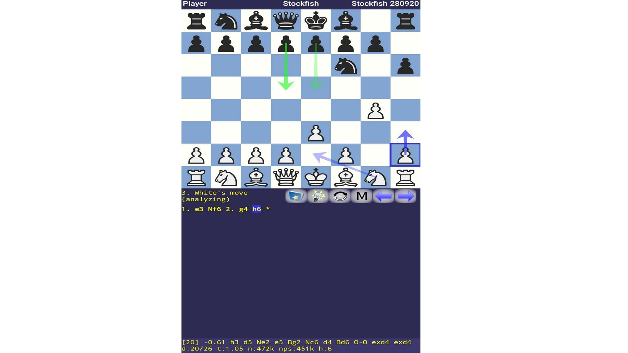 next chess move suggester