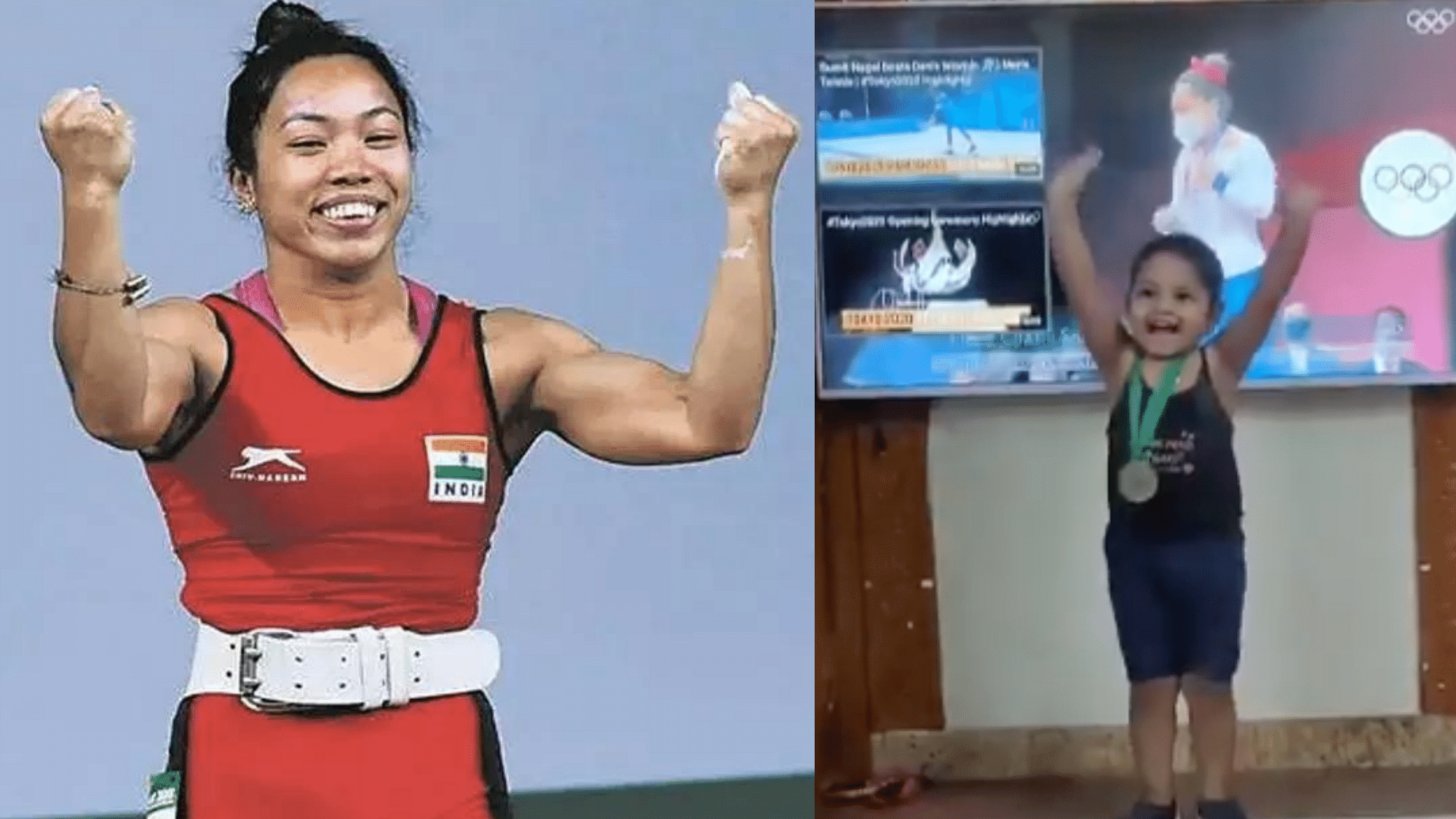 Watch: Little Girl’s Adorable Tribute To Mirabai Chanu’s Silver Wins Hearts