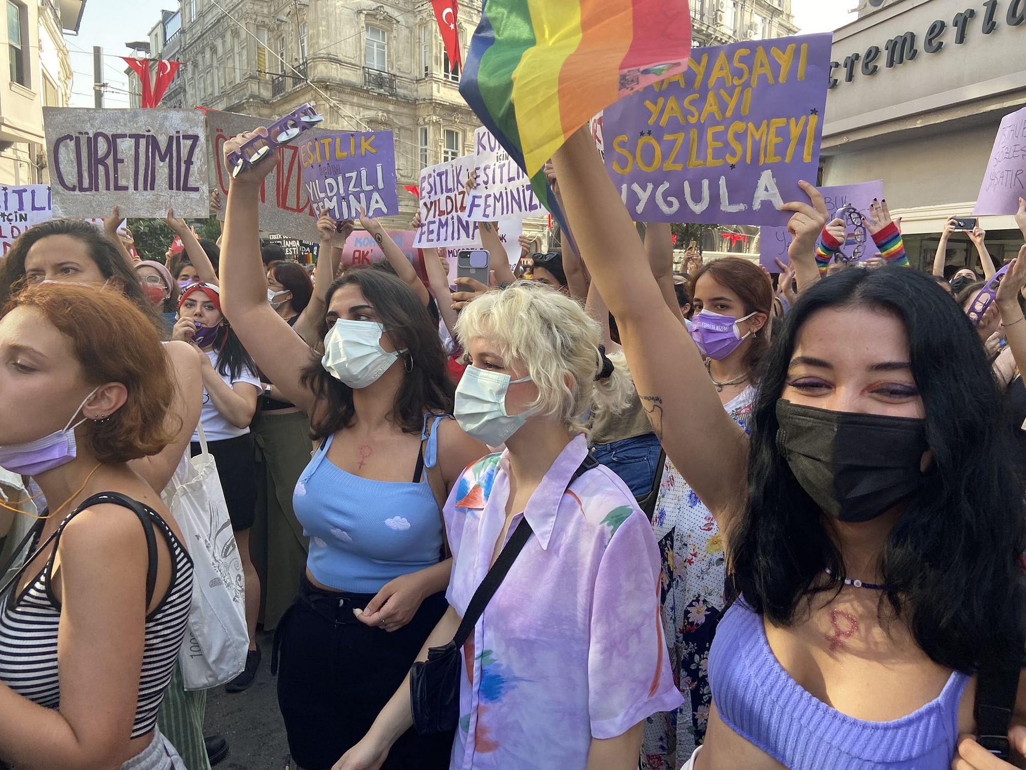 Istanbul Convention Saves Lives Turkey Withdraws Women Protest