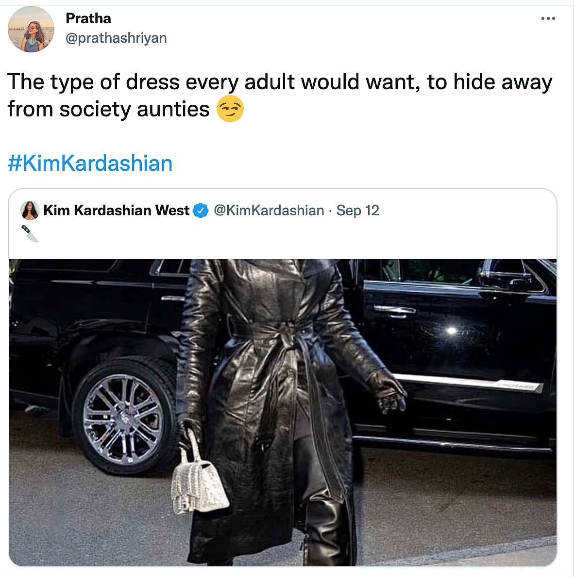 Kim Kardashian’s Balenciaga Bodysuit Triggers Jokes on Twitter