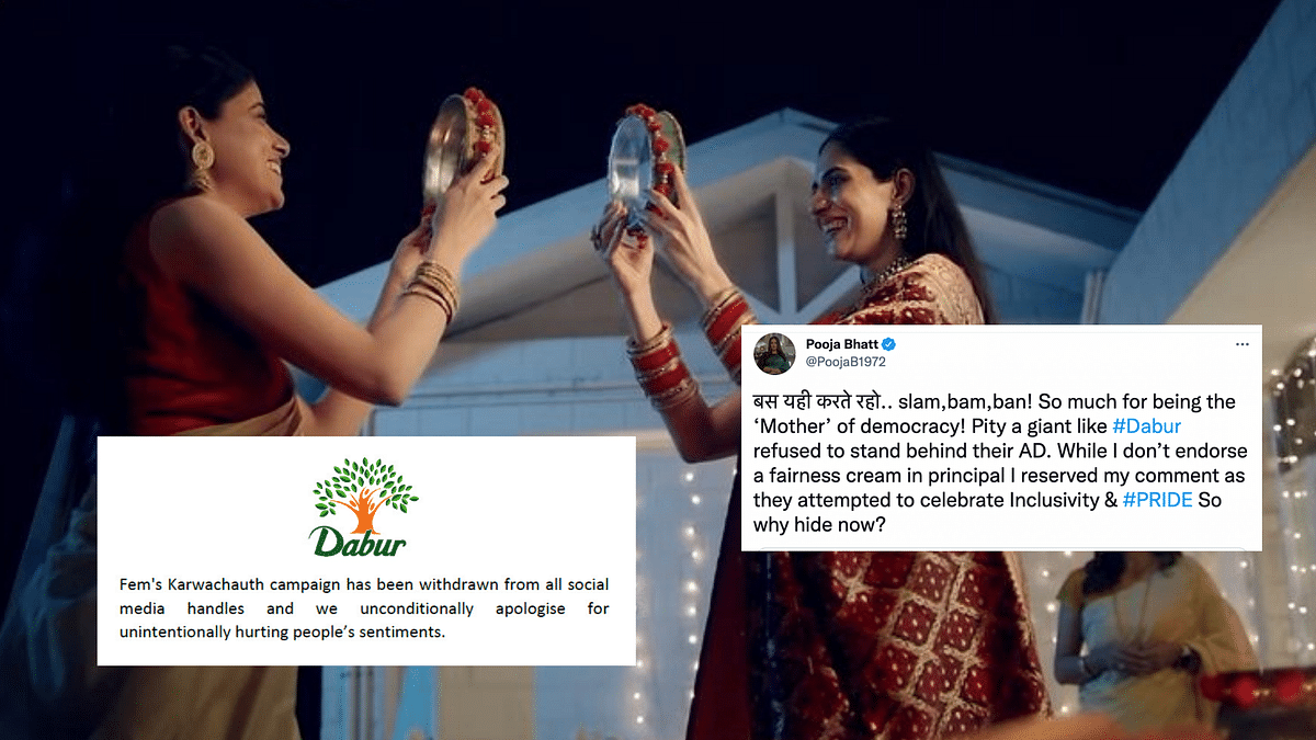 Dabur Withdraws Karwa Chauth Ad Featuring Same Sex Couple Twitter Reacts 5685