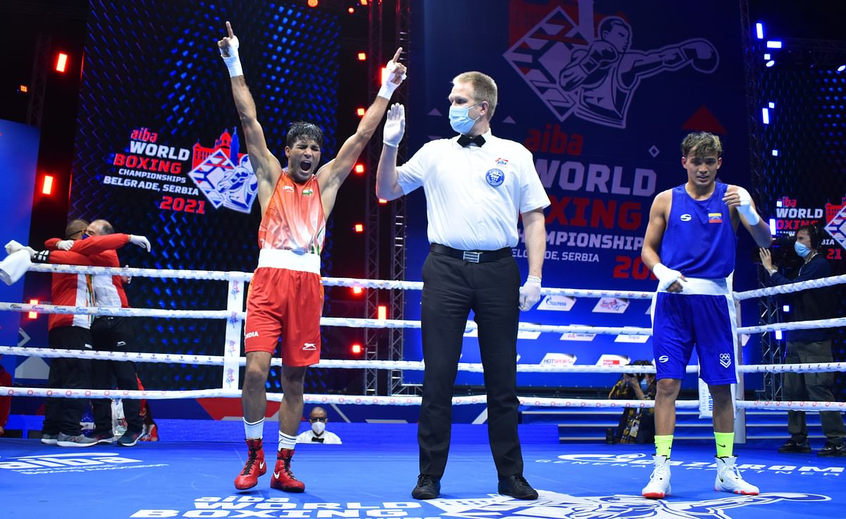 Boxing World C'ship Akash Stuns Rio Olympics Silver Medallist