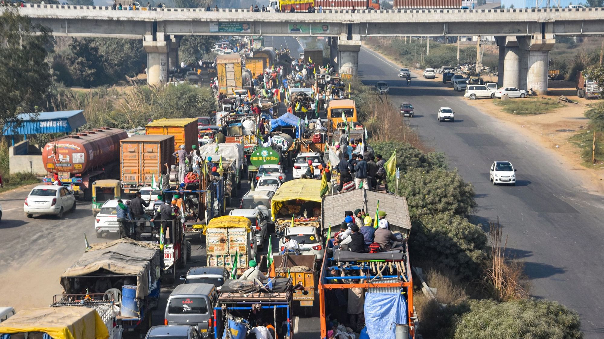 In Photos: Farmers Leave From Protest Sites At Delhi's Borders