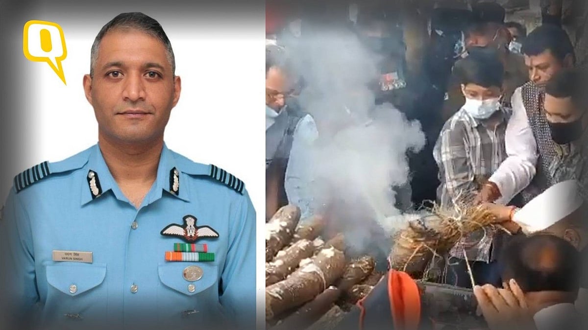 Group Captain Varun Singh Cremated in Bhopal with Full Military Honours