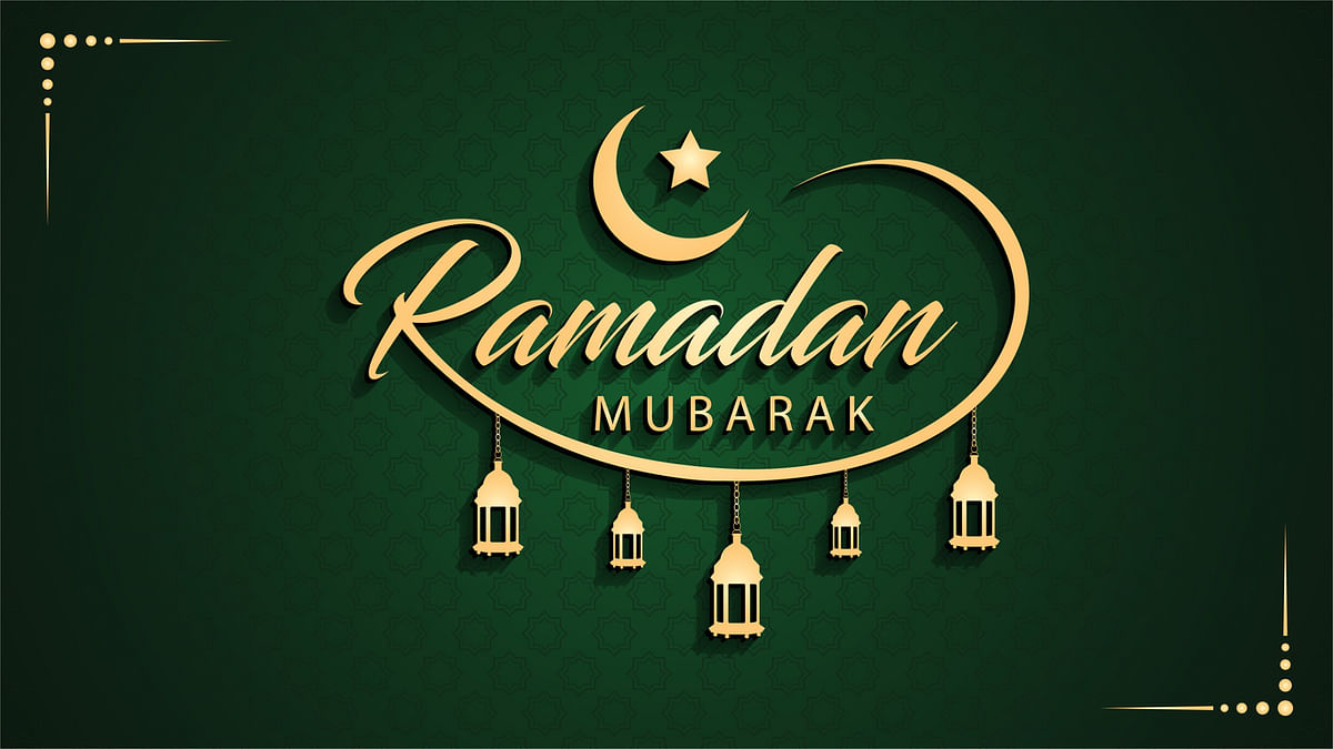 Ramzan Mubarak in Arabic, Urdu, Hindi and English Ramadan Kareem 2022