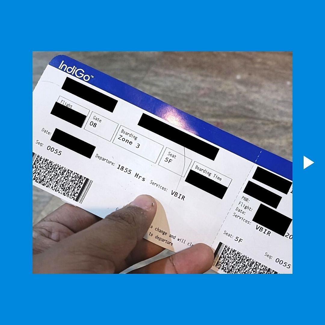 Indigo Boarding Pass