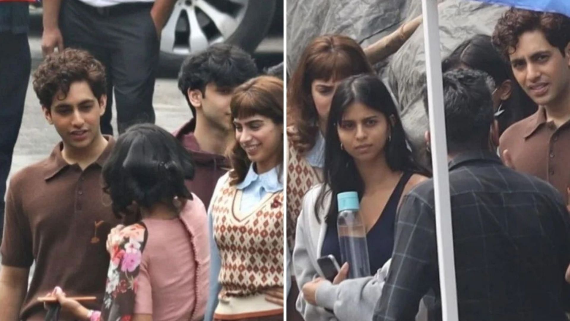 Pics: Suhana Khan, Khushi Kapoor & Agastya Nanda Start Shooting For ...