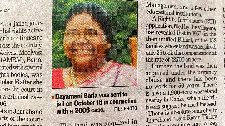 Me The Change: Meet Dayamani Barla, Tribal Activist and a Climate Warrior